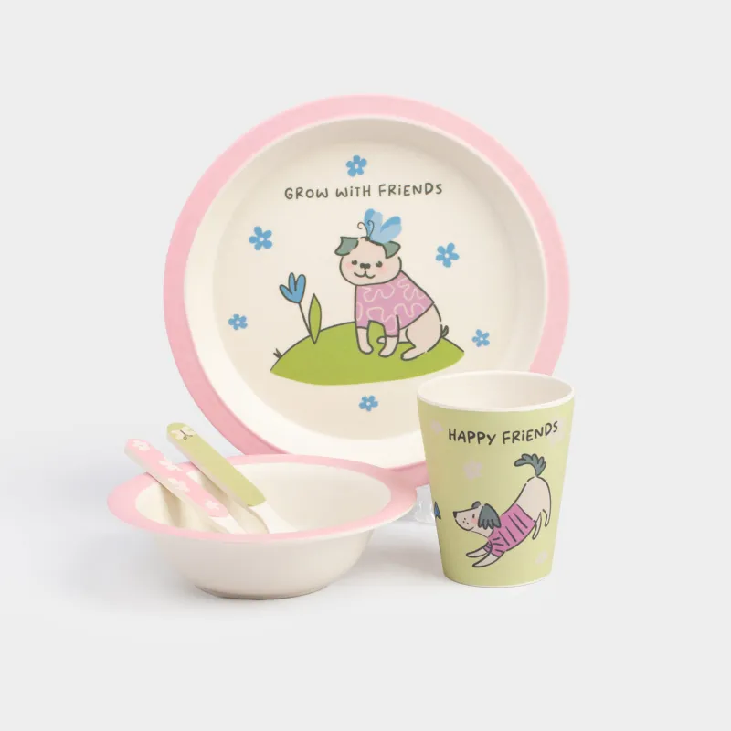 Набор посуды, бамбук, Pretty friends