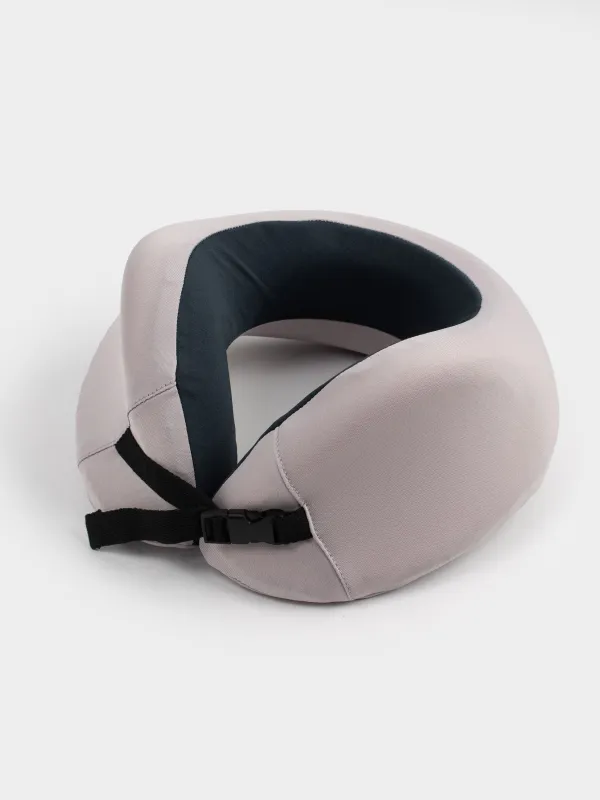 Подушка для путешествия, 27 см, полиэстер, бежево-черная, Travel comfort, image-5