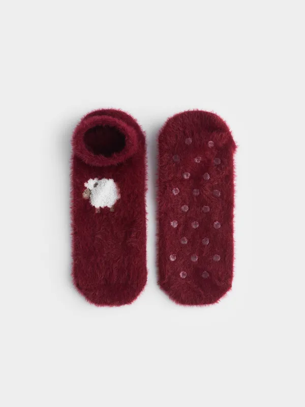 Носки с вышивкой Овечка, Hotty Fuzz, image-2