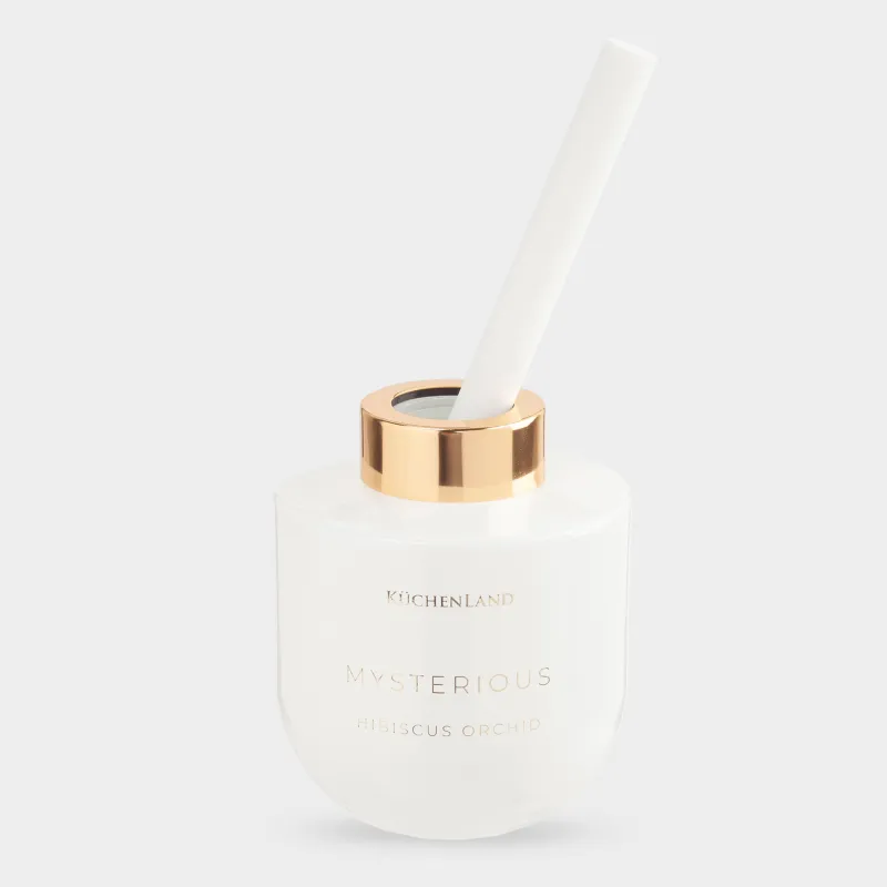 Ароматический диффузор, 150 мл, молочный, Hibiscus Orchid, Mysterious