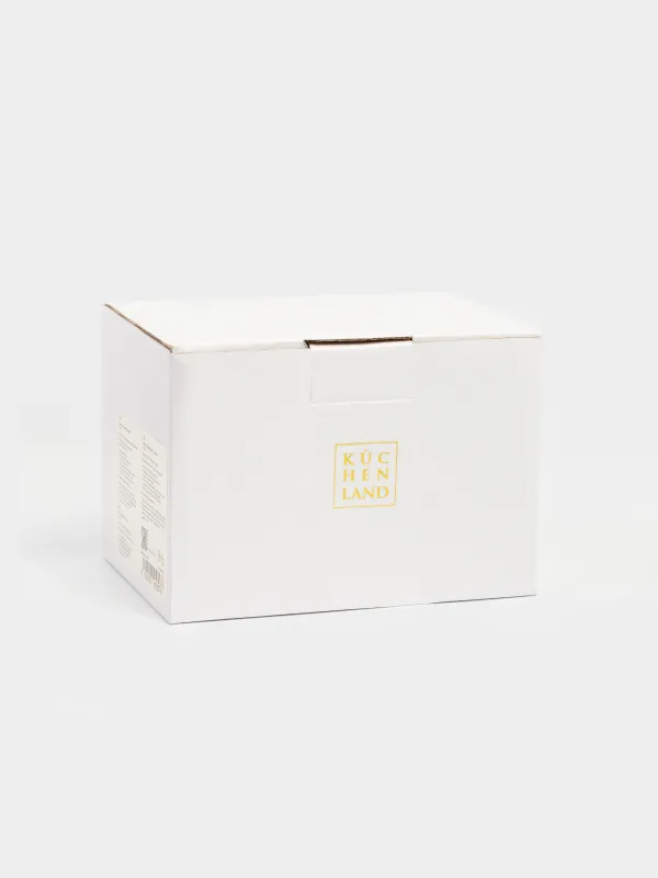 Кружка, 650 мл, фарфор P, бело-бежевая, Снеговик в шарфе, Snowy, image-5