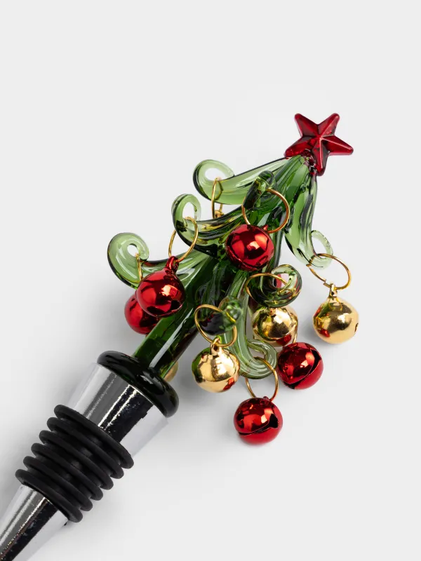 Пробка для винной бутылки, 13 см, Елка, Christmas traditions, image-1