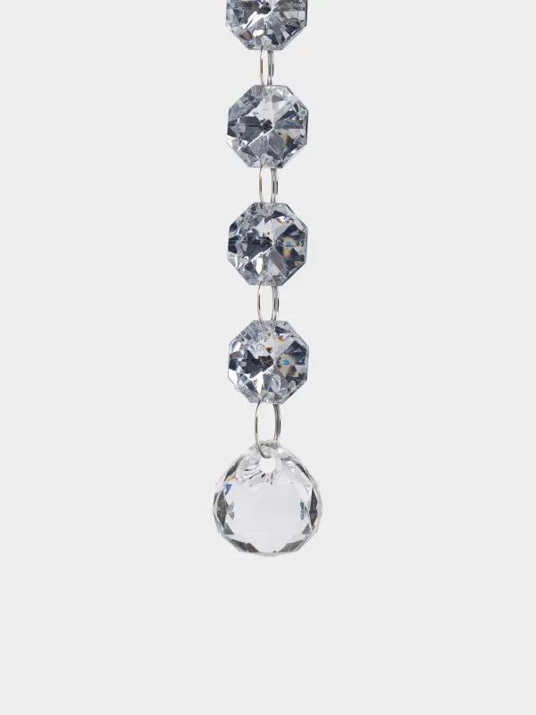 Украшение декоративное, 24 см, подвесное, Кристаллы, Crystal decor, image-1
