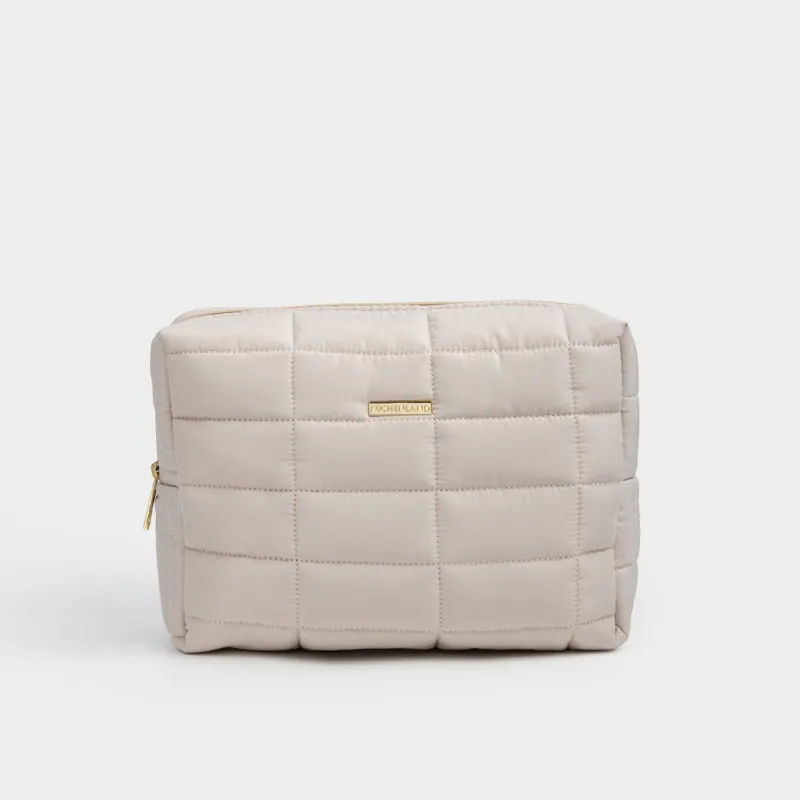 Косметичка, бежевая, One stitch