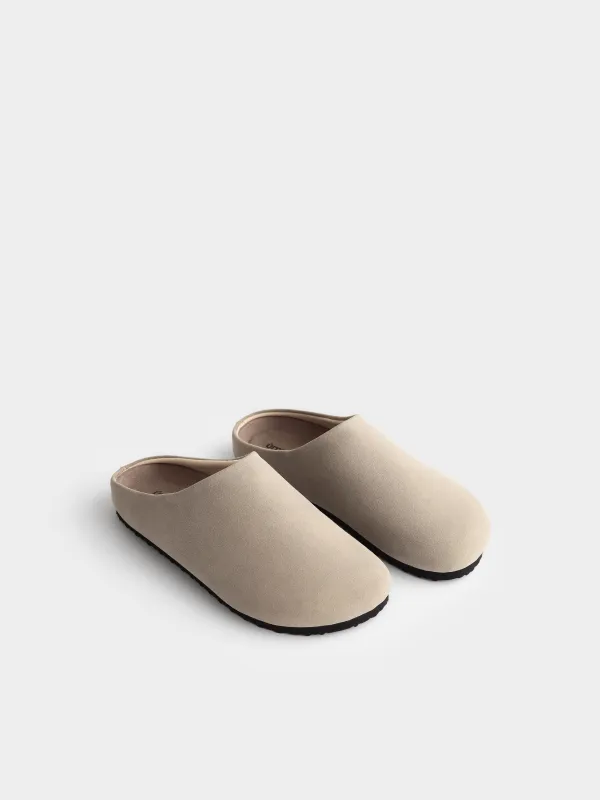 Тапочки из искусственной замши с меховой стелькой Suede, image-4