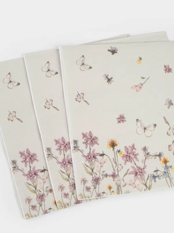 Салфетки бумажные, 33х33 см, 20 шт, Meadow, image-3