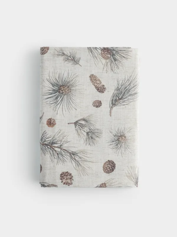 Скатерть, 160х160 см, Еловые ветви, Spruce branches, image-5