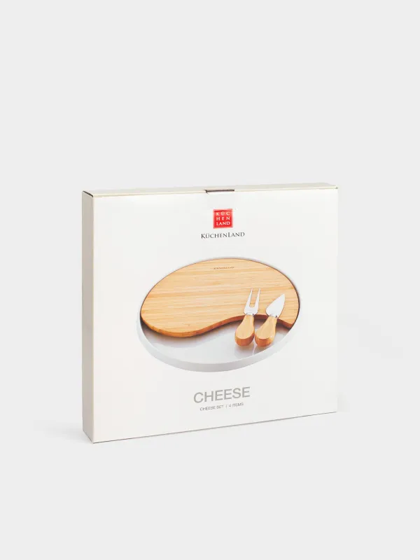 Набор для сыра, 4 предмета, Круг, Cheese, image-8