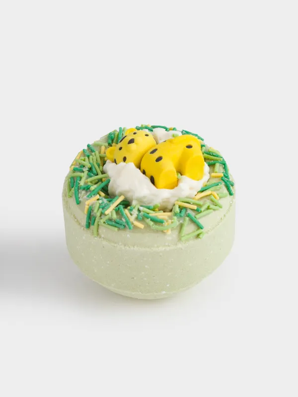 Бомбочка для ванны, 130 гр, с игрушкой, зеленая, Дыня, Тигр, Tiger, image-2