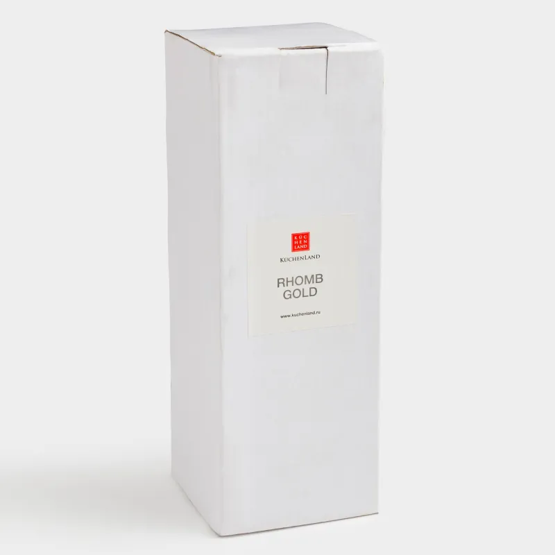 Бокал-кубок для шампанского, 170 мл, стекло Р, с золотистым кантом, Rhomb gold, image-5