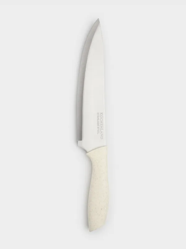 Нож поварской, 20 см, сталь/пластик, молочный, Speck-light, image-0