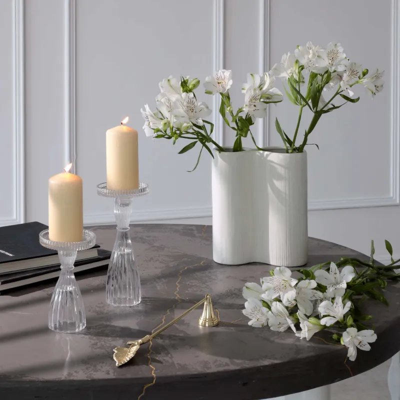 Колпачок для тушения свечей, 28 см, металл, золотистый, Лист, Fantastic gold, image-3