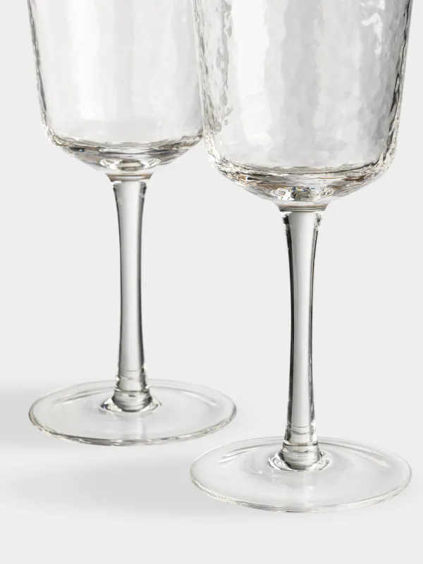 Бокал для вина, 2 шт, с золотистым кантом, Ripply gold, image-2