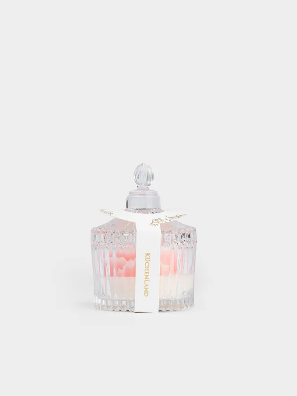 Свеча ароматическая, 6х9 см, в подсвечнике, Blue Bell, Роза, Rose, image-5