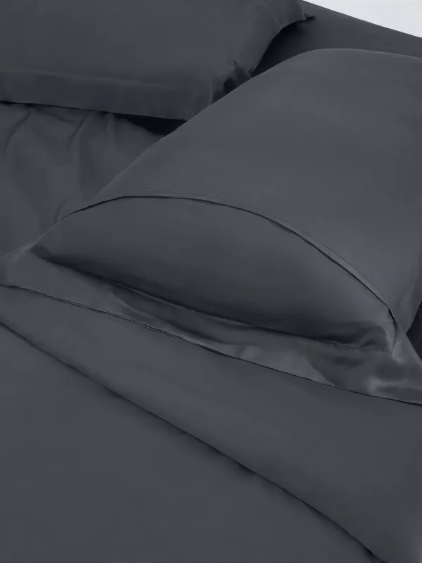 КПБ евро, бамбук, темно-серый, Pure bamboo, image-7