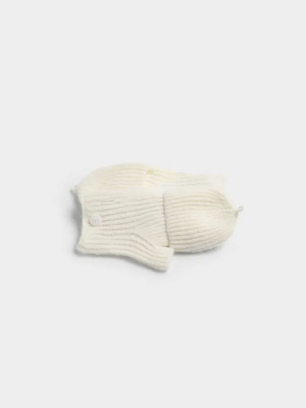 Перчатки вязаные с откидным верхом, Woolens, image-5