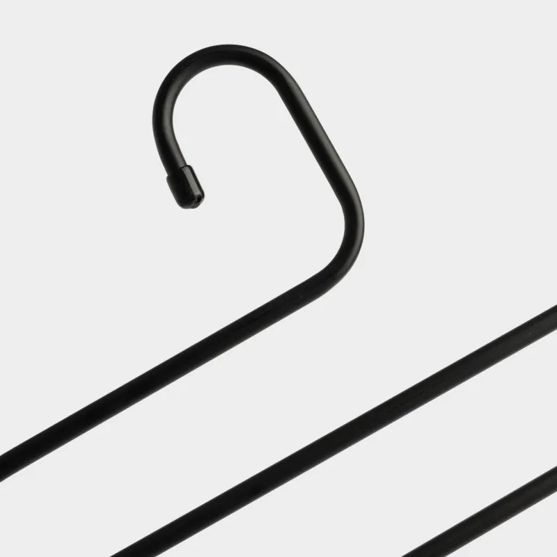 Вешалка для брюк/юбок, 36 см, 5 уровней, металл с покрытием, черная, Colorful house, image-1