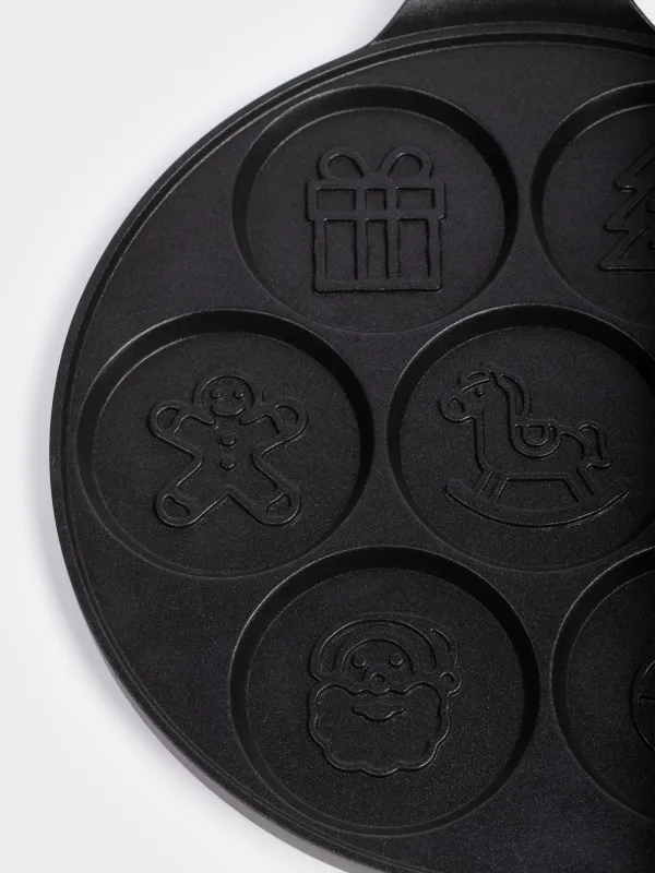 Сковорода для яиц и оладий, 26 см, 7 отд, с покрытием, алюминий, Новогодние атрибуты, Action, image-3