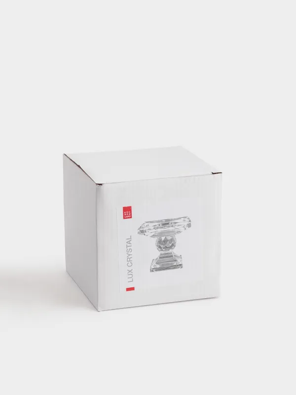 Подсвечник, 8 см, для цилиндрической свечи, Lux crystal, image-4