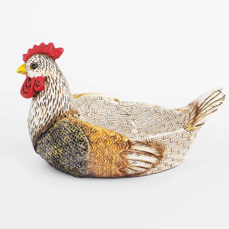 Конфетница, 25х14 см, Курица, Natural Easter