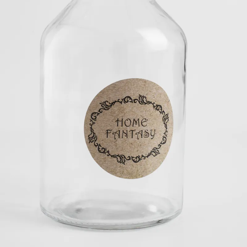 Банка для сыпучих продуктов, 750 мл, стекло/пробка, Clear cork, image-1