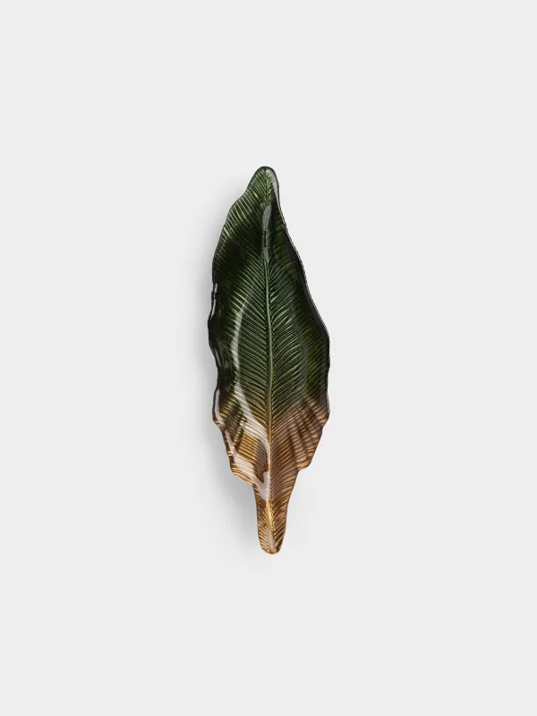 Блюдо, 39х12х5 см, Лист стрелиции, Royal jungle, image-1