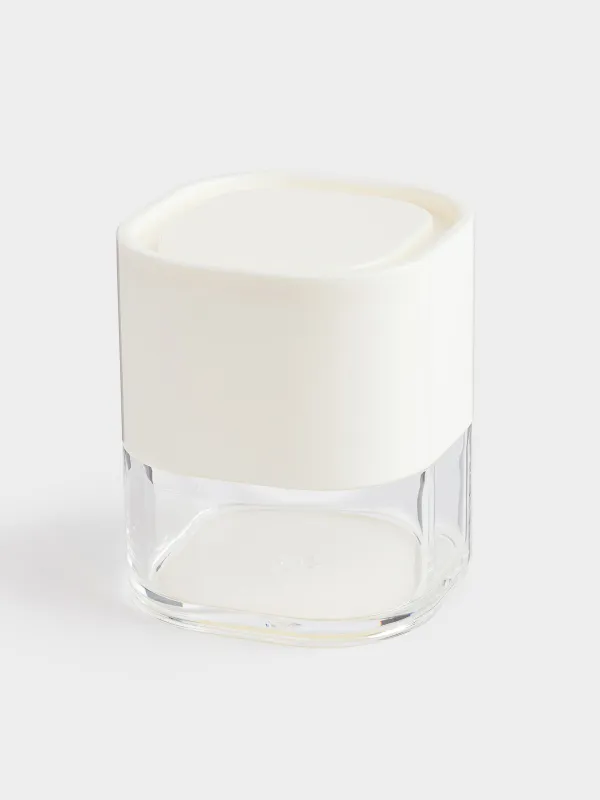 Шкатулка для ванной, 8х7 см, пластик/акрил, молочная, Eleos, image-1