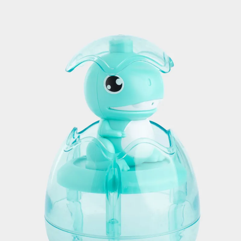 Игрушка для купания, 10 см, брызгалка-фонтан, пластик, голубая, Динозавр в яйце, Dino, image-5
