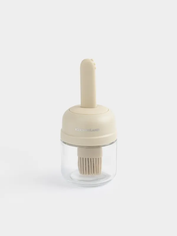 Контейнер для масла, 180 мл, с кисточкой, Milk kitchen, image-0