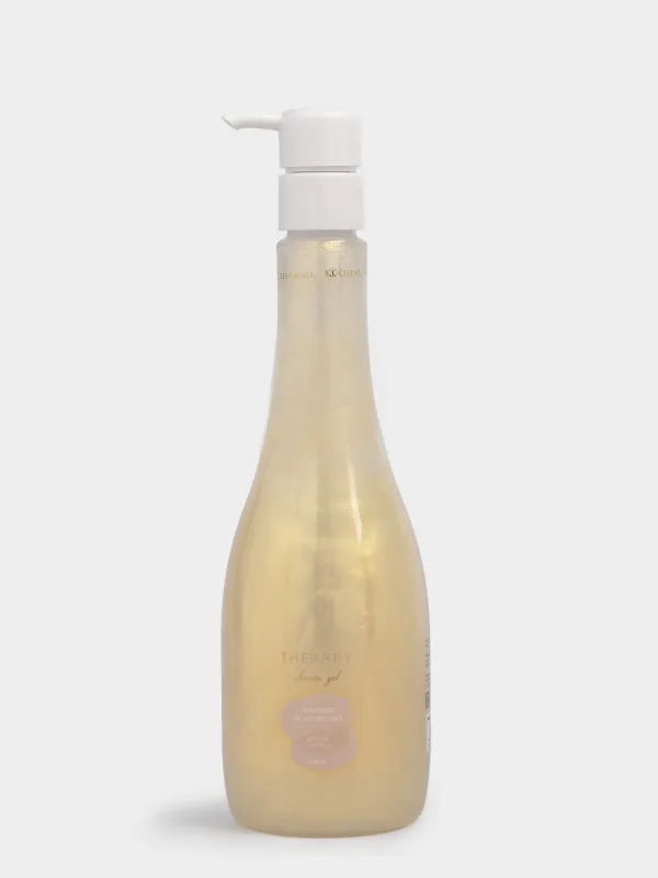 Гель для душа, 340 мл, с шиммером, увлажнение, Ягоды/ваниль, золотистый, Therapy, image-0