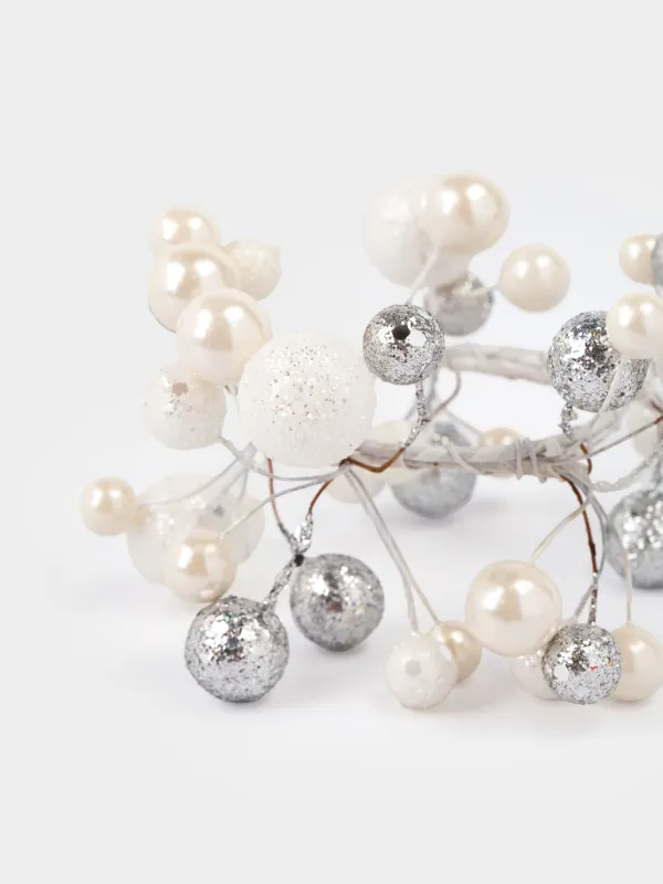 Кольцо для салфеток, Новогодние шары, Balls sparkle, image-3