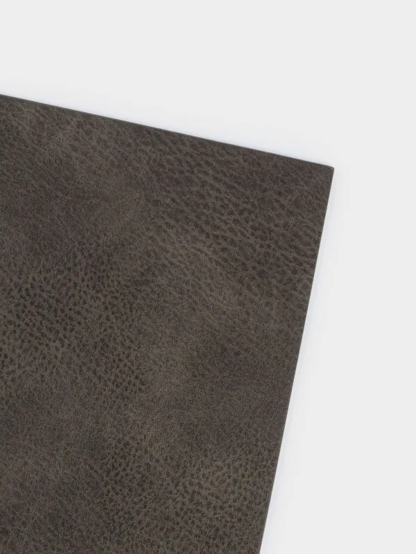 Салфетка под приборы, 30х45 см, ПВХ, прямоугольная, темно-серая, Rock, image-3