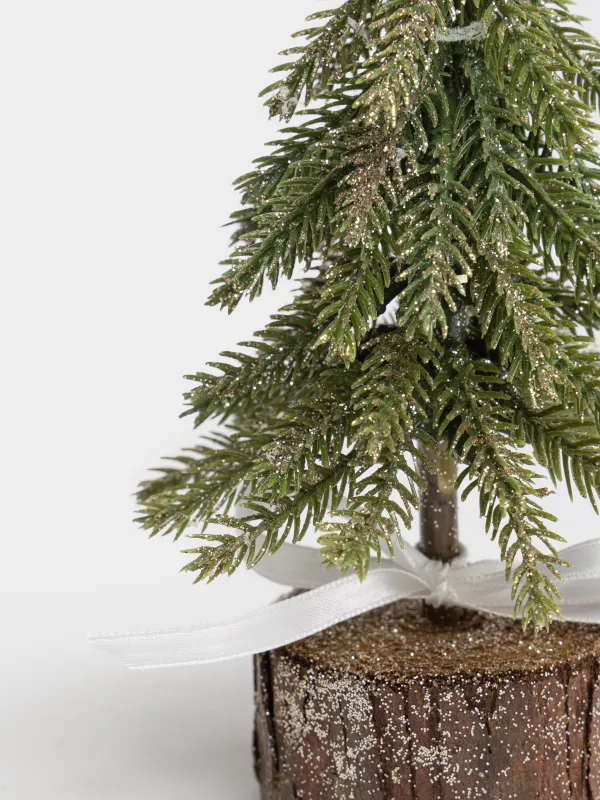 Ель искусственная, 16 см, Ель с блестками, Conifer champagne, image-1