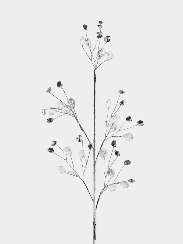Ветка декоративная, 60 см, Кристаллы, Crystal decor, image-1