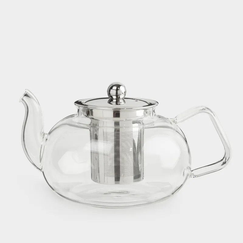 Чайник заварочный, 850 мл, стекло Б/сталь, Classic