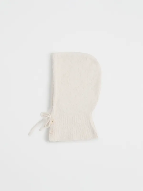 Капор женский, единый размер, на пуговицах, полиэстер/нейлон/шерсть, молочный, Kapor, image-0