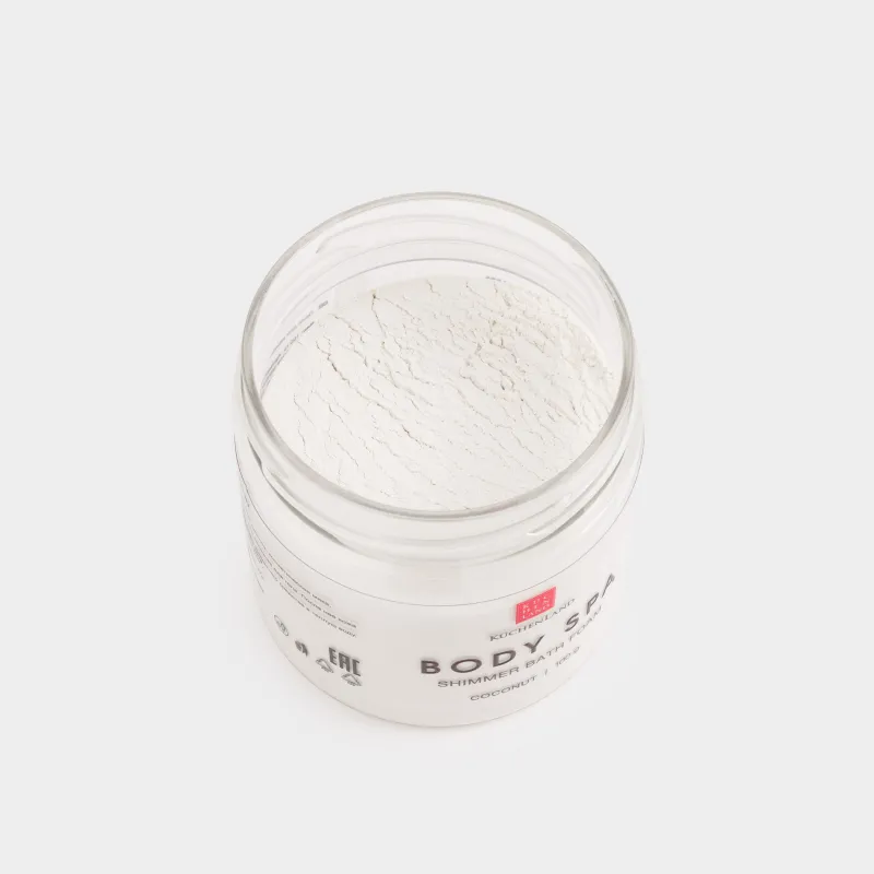 Пена для ванны, 100 гр, с шиммером, Кокос, Молочная ванна, Body spa, image-1