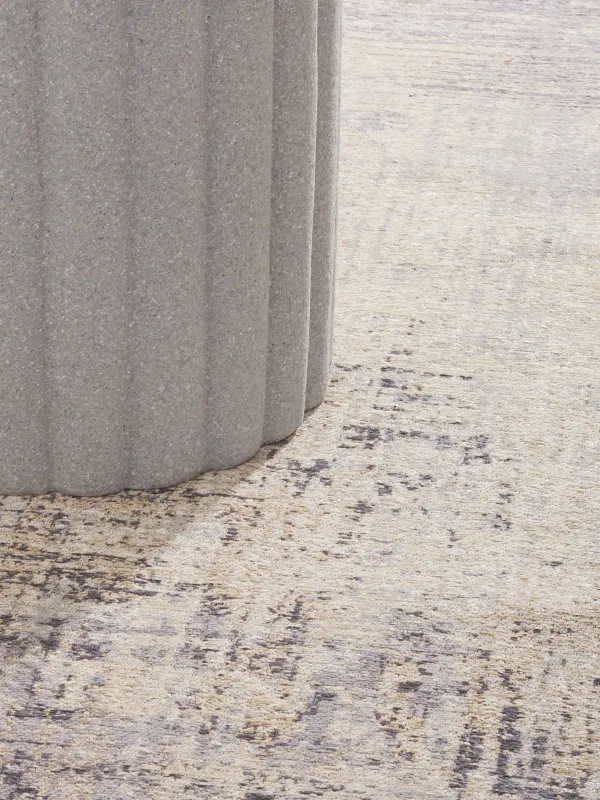 Ковер, 150х210 см, бежево-серый, хлопок/полиэстер, Traces, image-5