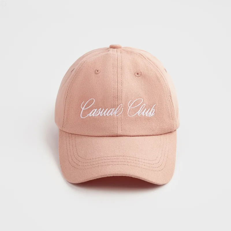 Бейсболка, 57 см, единый размер, хлопок, розовая, Casual club, Shore