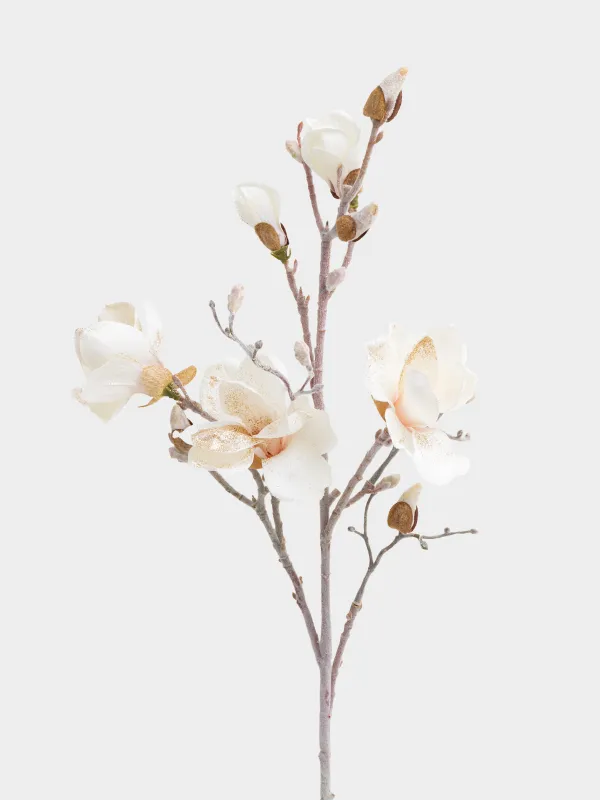Ветка декоративная, 85 см, полиэстер/пластик, Magnolia, image-1