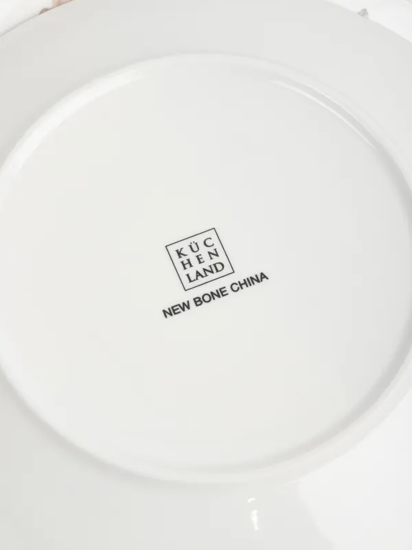 Сервиз обеденный, 6 перс, 19 пр, фарфор N, белый, Желтые цветы, Floweri, image-7