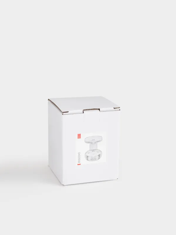 Подсвечник, 11 см, для одной свечи, на ножке, стекло, Ribedic, image-4