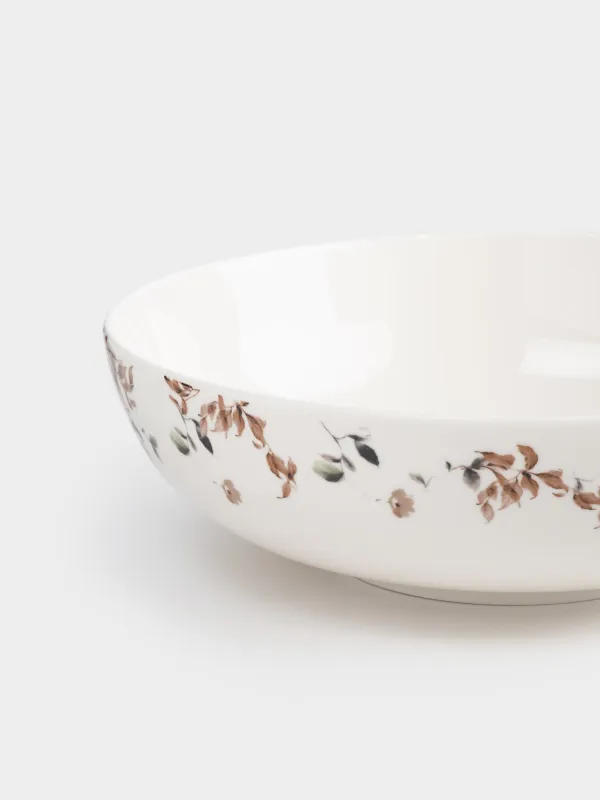 Тарелка суповая, 19х6 см, 2 шт, фарфор N, Осенние цветы, Refined floral, image-6