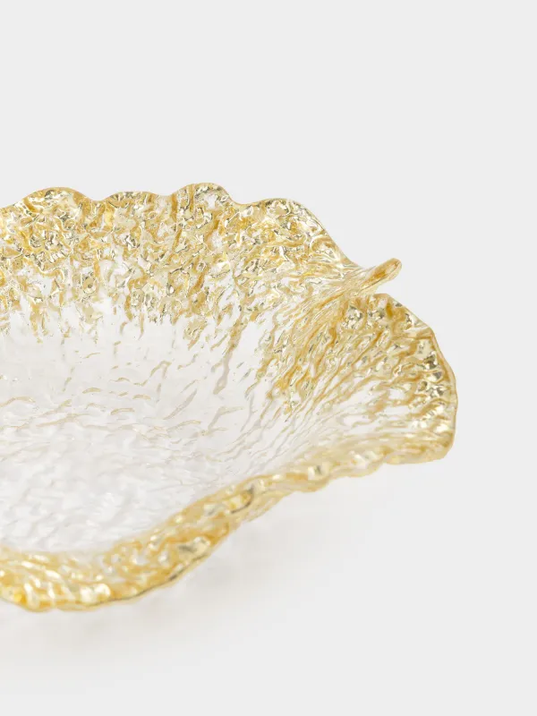 Ваза для фруктов, 28х7 см, стекло Р, шампань, Волнистые края, Felsen, image-1