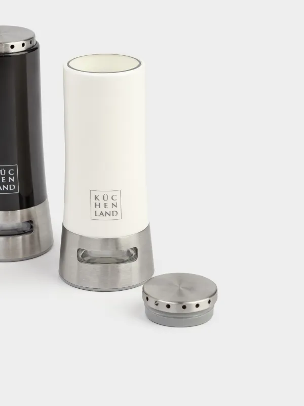 Набор для соли и перца, на магнитной подставке, B&W, image-1