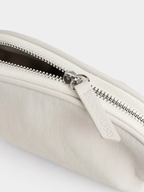 Косметичка, 16х12 см, полиуретан, серая, Narrow, image-3