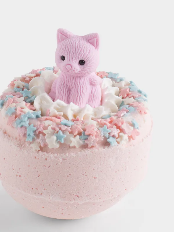 Бомбочка для ванны, с игрушкой, Ягодный микс, Cat, image-1