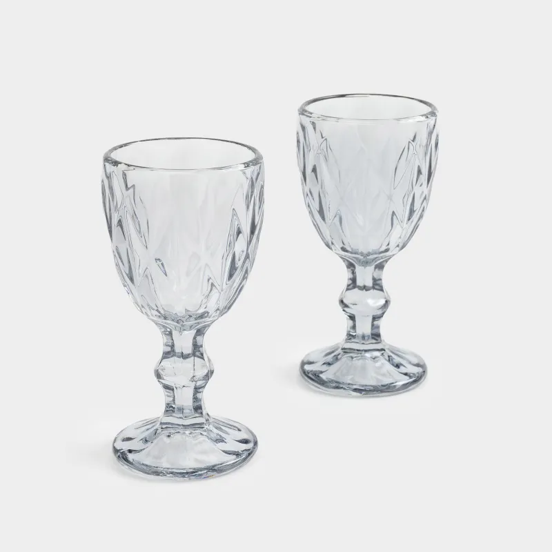 Рюмка, 50 мл, 2 шт, стекло Р, серая, Rhomb color, image-0