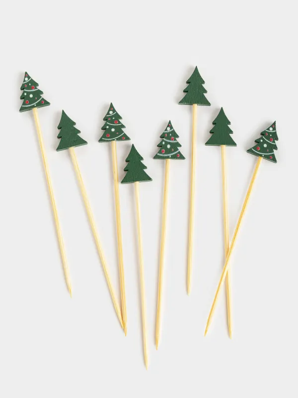 Шпажка для канапе, 20 шт, Наряженная ель, Elegant details, image-1