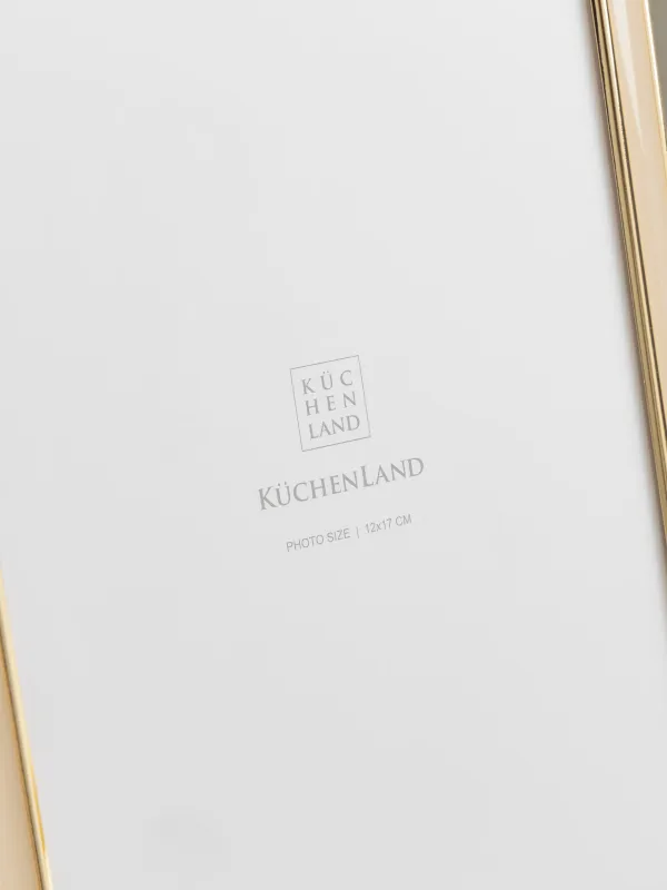 Фоторамка, 15х20 см, металл/стекло, бежевая, Gallery, image-2